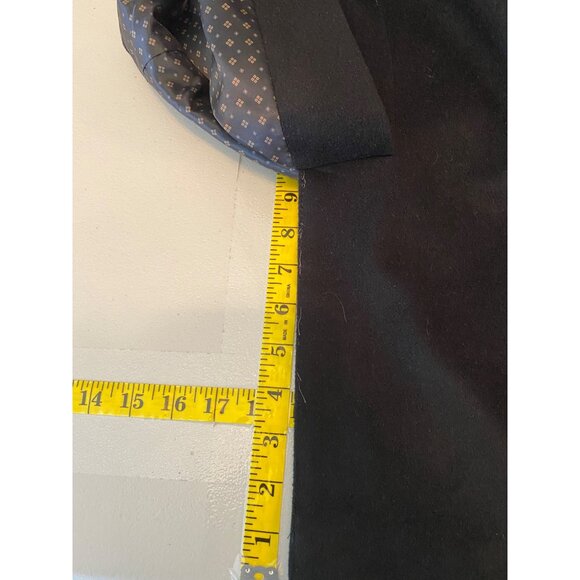 Lauren Ralph Lauren Mens Black Wool Silk Blazer Jacket 44L - Picture 12 of 12